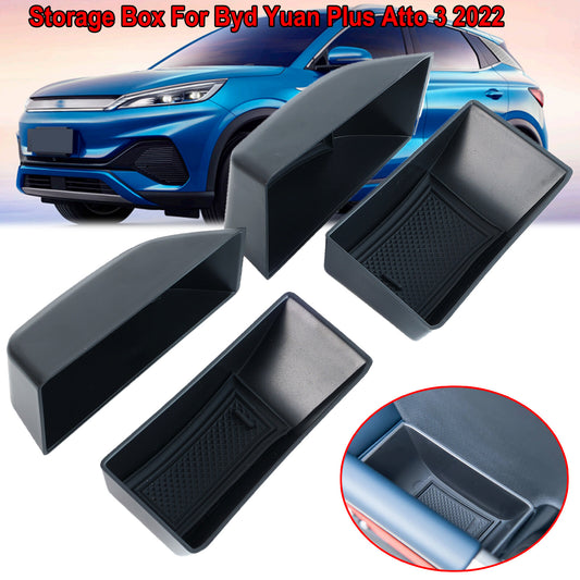 ya 2 6.26 for BYD Atto 3 2022-2024 Car Interior Front & Rear Side Door Armrest Storage Box