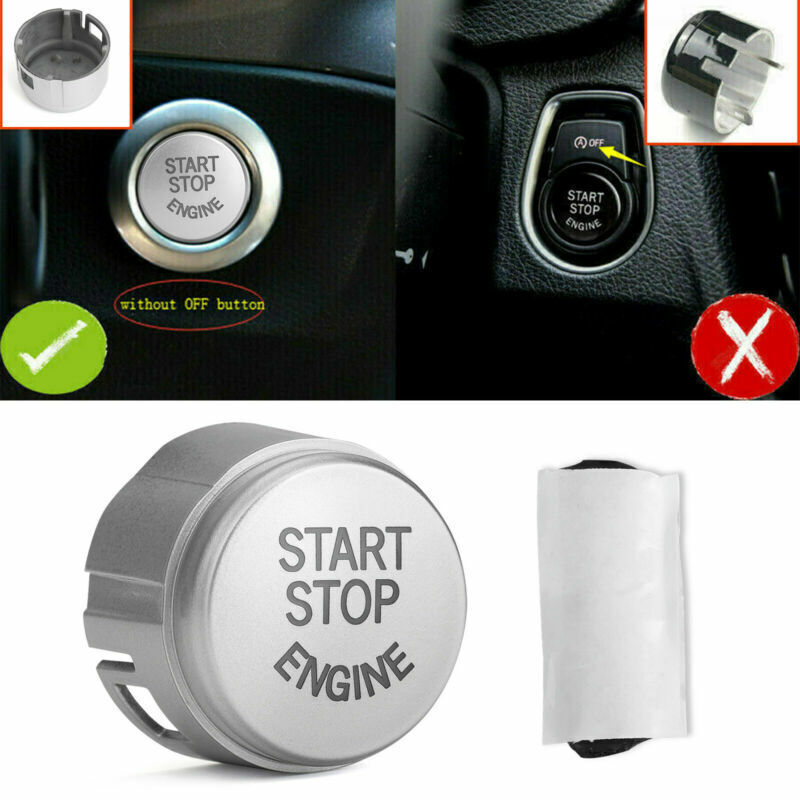 ya 1 8.5.1 Silver Start Stop Engine Push Button Switch Cover Fit for F01 F02 F10 F11 A6
