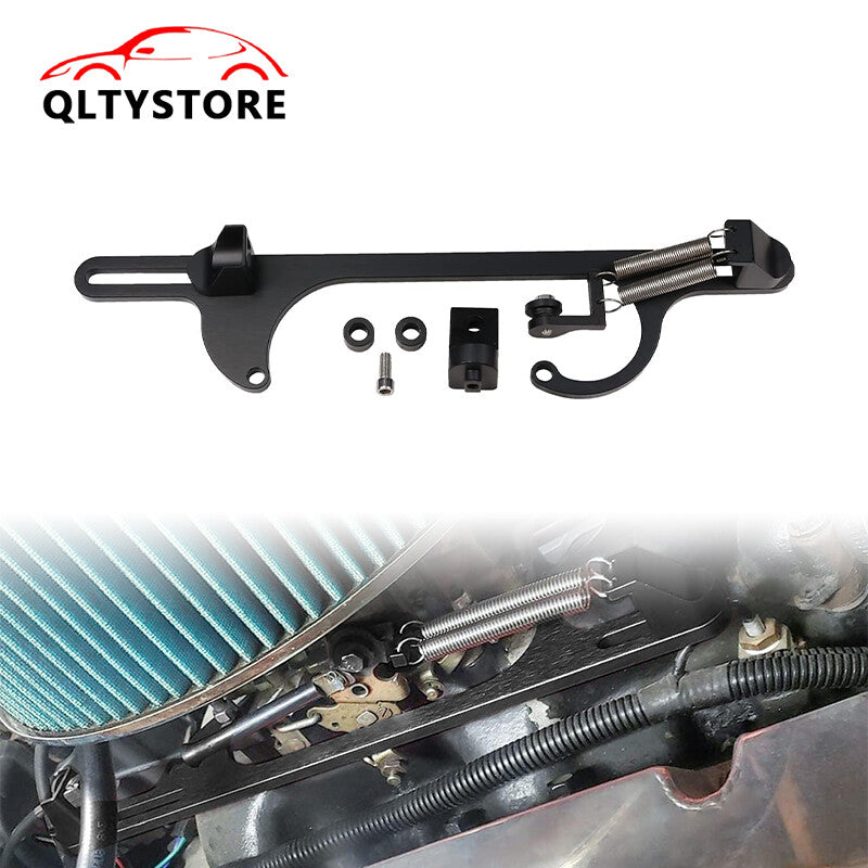 ya 2 7.14 Throttle Cable Carb Bracket Carburetor Aluminum for Holley4150 4160 Series Black