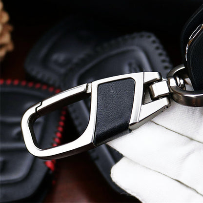 ya 5 8.7 Leather Remote Flip Key Fob Case Cover for Audi A1 A3 A4 A6 A7 A8 TT Q5 Q7 S3 S4