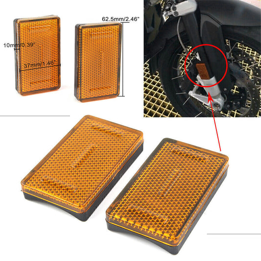 ya 12 5.21 for BMW K1200RS K1200GT R1200RT R1200GS R1200R 2x Front Fork Leg Reflector Cover
