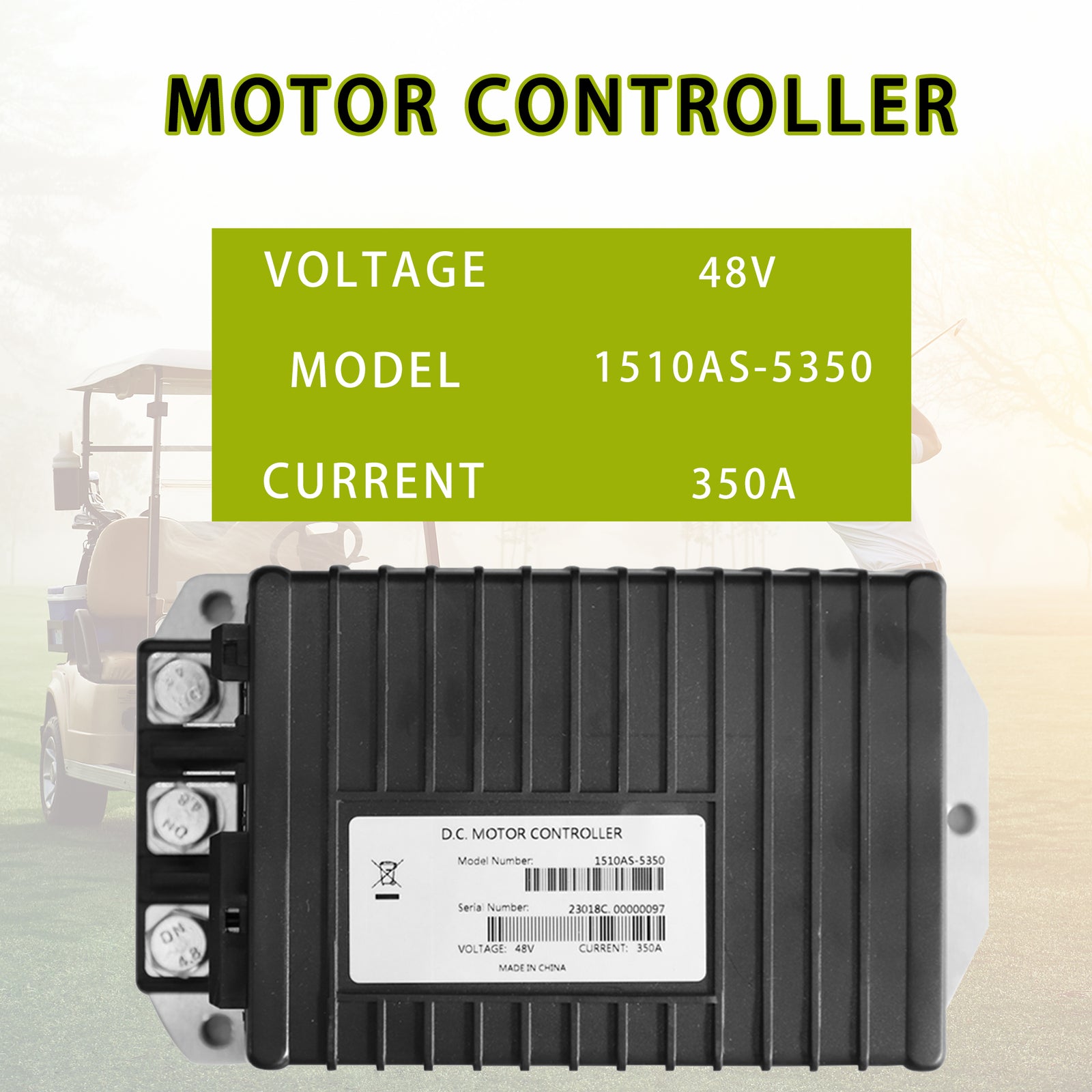 ya 5 8.7 48V 350A Motor Controller for Curtis Club Car for DS Precedent 2000-2009 1510AS-5350