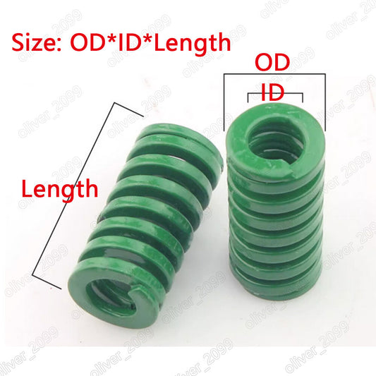 OD 8mm-40mm ID 4mm-20mm Heavy Load (TH) Green Mould Die Compression Springs