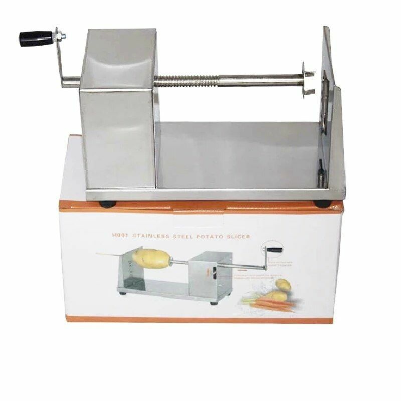 ya 26 Potato Slicer Chips Cu tter Manual Tor do Potato Machine Stainless Steel Spiral