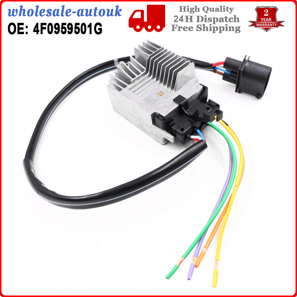 ya 11 6.8 for Audi A6 (C6) 2004-2011 RADIATOR COOLING FAN CONTROL UNIT MODULE 4F0959501G