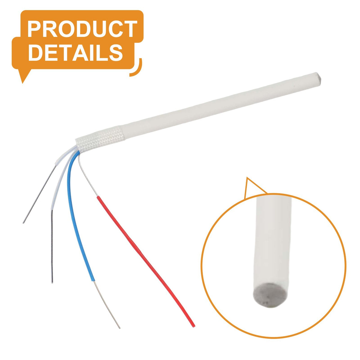ya 15 10.20 Heating Element Ceramic Heating Core 4-core Wire Nickel-plated 9cm Length