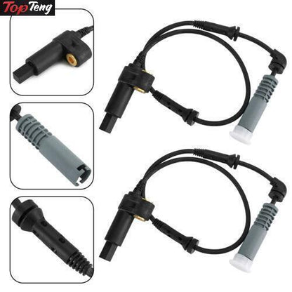 ya 1 8.12 baidi 2Pcs Front L/R ABS Speed Sensor 34521164651 For E46 323i 325i 328i M3