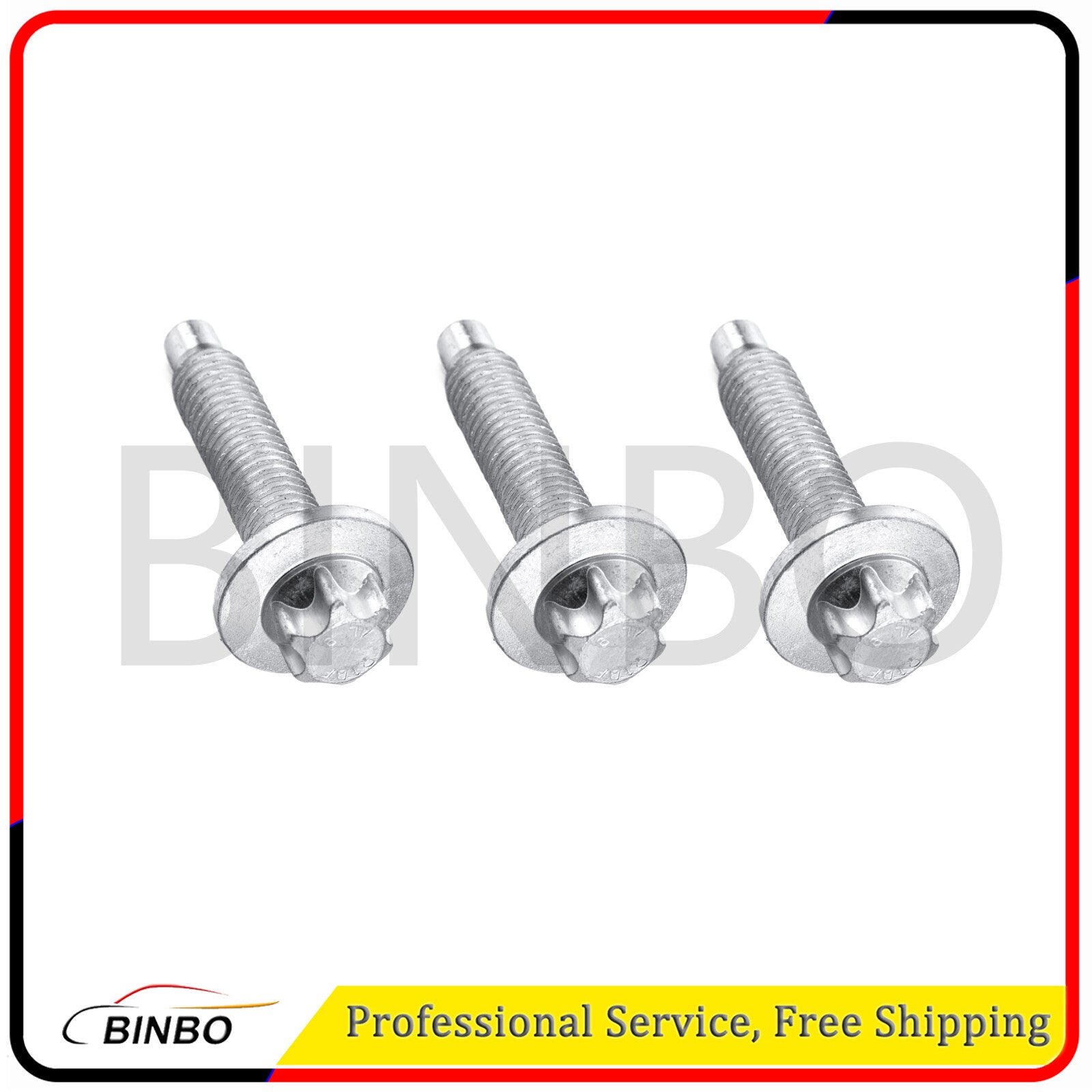 ya 1 7.1 WATER PUMP BOLT KIT SET OF 3 ALUMINUM for BMW 128I 328I 525I X3 Z4 11510392553