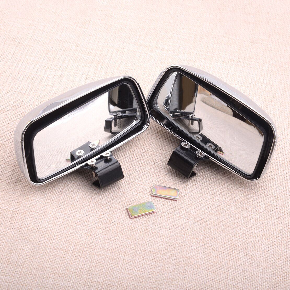 ya 1 8.5.1 1 pair silver universal blind spot wide angle rearview mirror for cars trucks