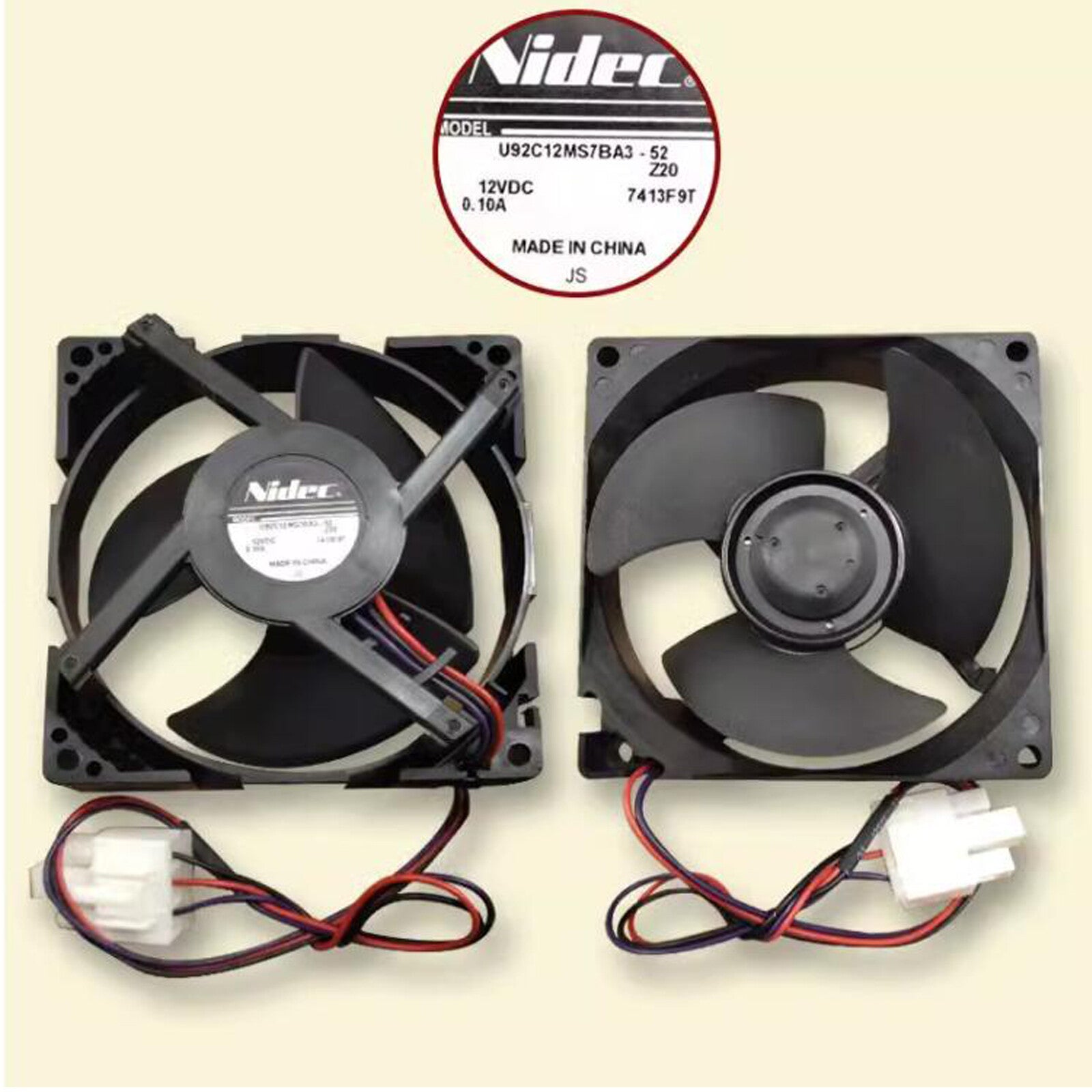 ya 26 For Reigerator Fan U92C12MS7BA3-52 Fan 9CM Reigeration Fan 1PC