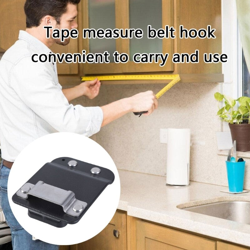 ya 14 Tape Measure Clip Clip-On Tape Measure Holder Fit Securely On Pockets And Pants