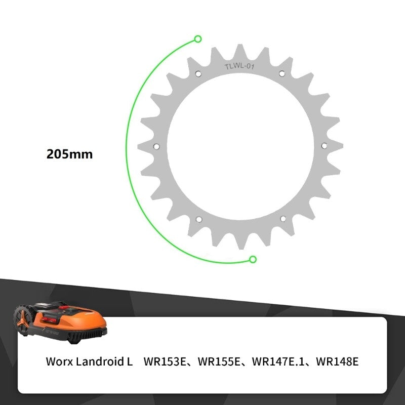 ya 14 2pc 205mm Wheel for S/M Lawn Ensure Stability on Wet Ground