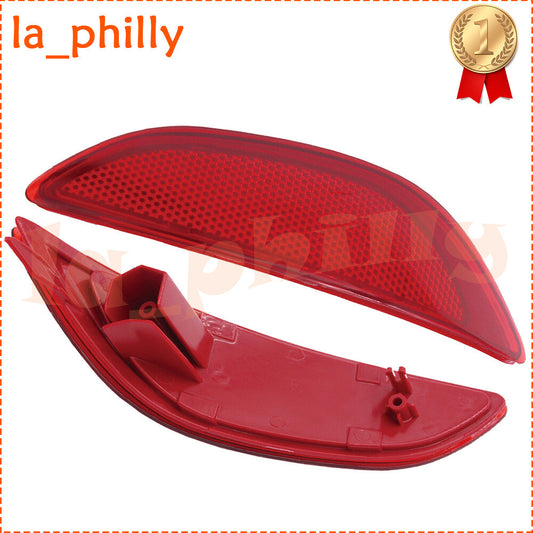 ya 27 6.21 Rear LH&RH Side Red Bumper Light Lamp Reflector for Hyundai Accent i25 2012-2016