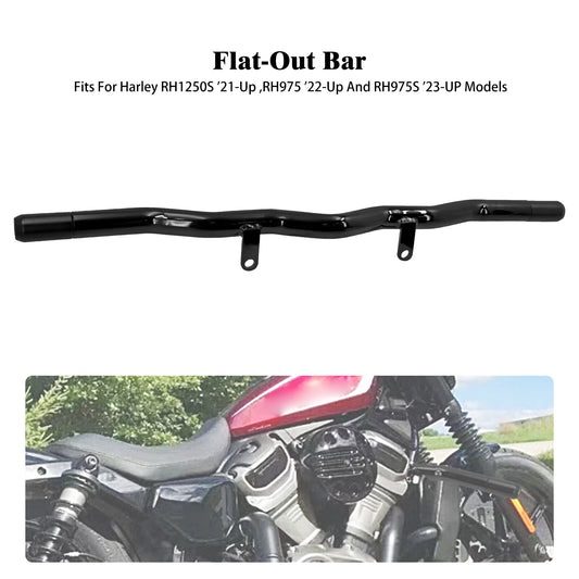 ya 2 6.30 Black Engine Guard Highway Crash Bar for Harley Sportster S RH975 RH1250S 21-24