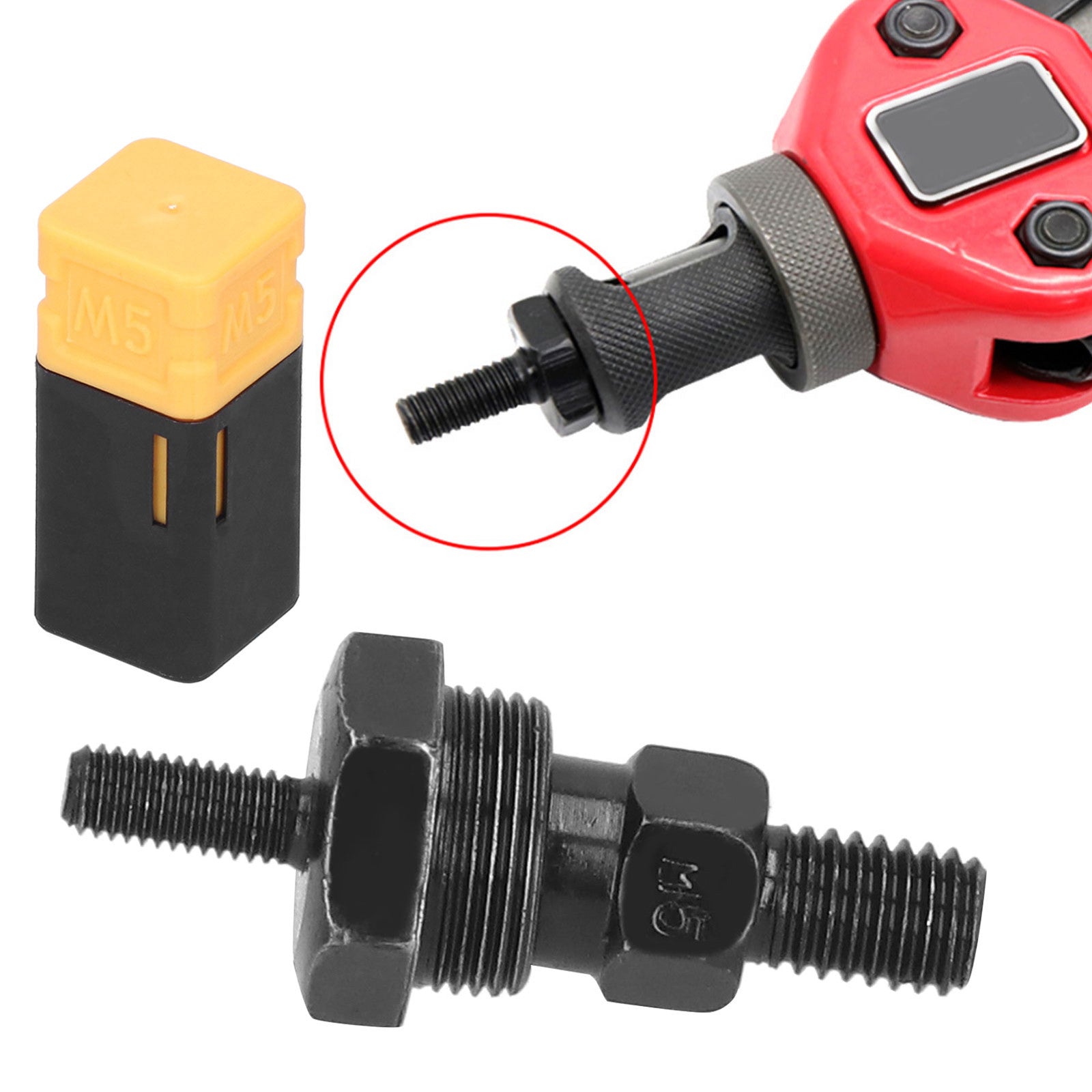 ya 14 M5 Manual Nut Rivet s Tips Alloy Steel Mandrel And Nose Piece Accessory
