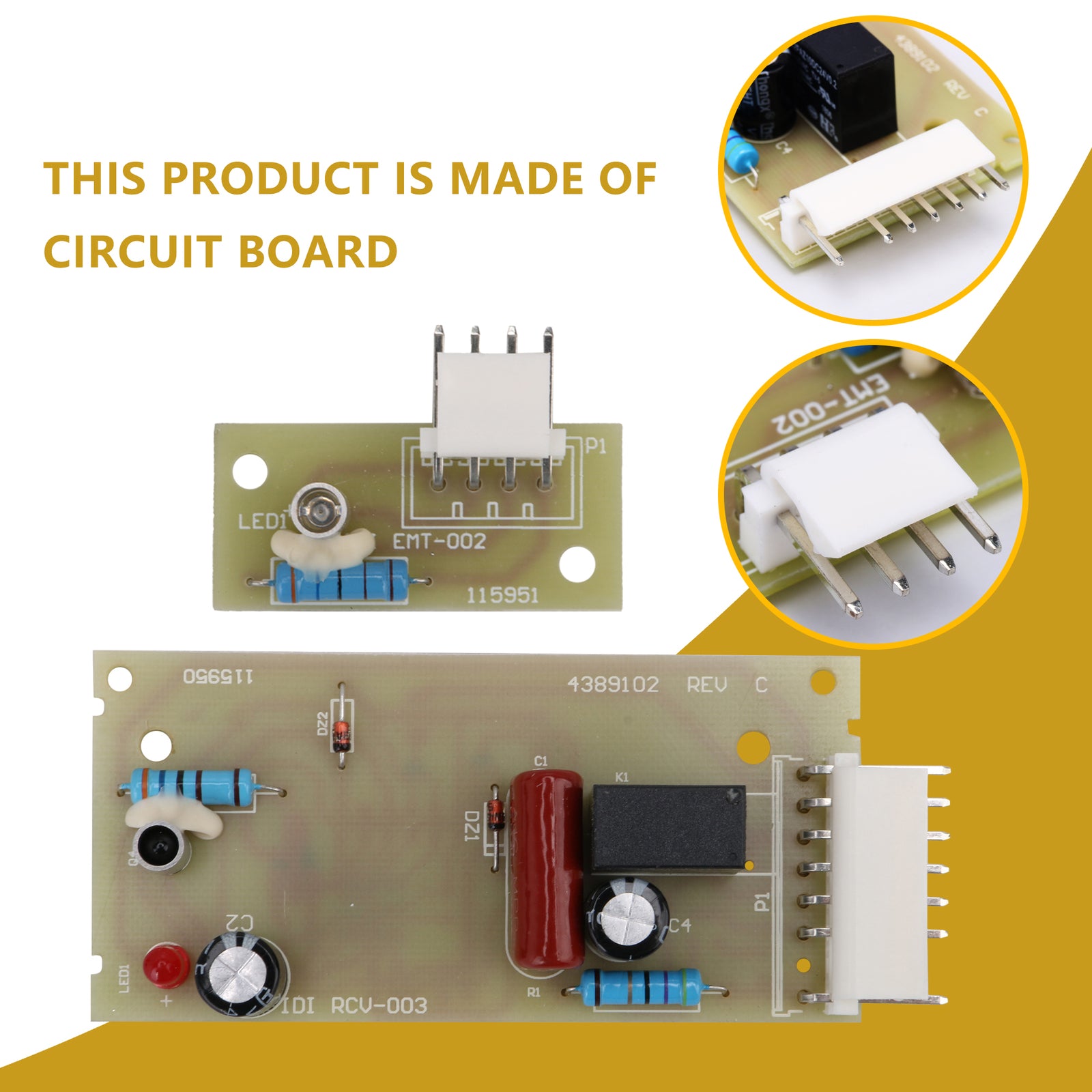 ya 26 Reigerator Control Board (110V) 4389102 Replacement for , 