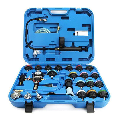 ya 14 28pcs Universal Radiator Pressure Tester Vacuum Type Cooling System Detor 