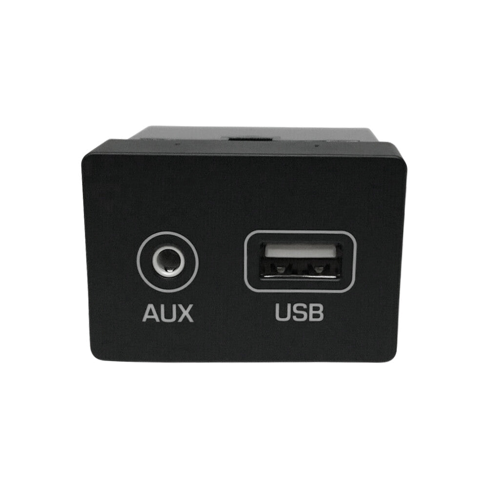 ya 5 8.7 96120-D3000 Front Jack AUX & USB Connector for Hyundai for Tucson 2016 2017 Black