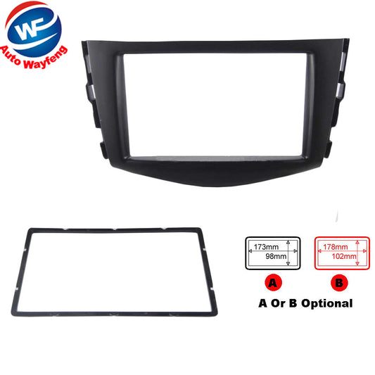 ya 1 7.3 Car DVD frame DVD panel Car Radio Fascia Panel for 2006-2012 for Toyota for RAV4 2DIN