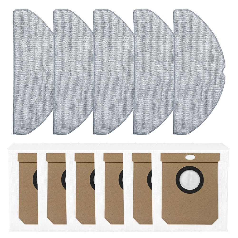 ya 25 Quality Mop Cloths and Dust Bags for Conga 8490 For Ultimate Ultra Vacuum