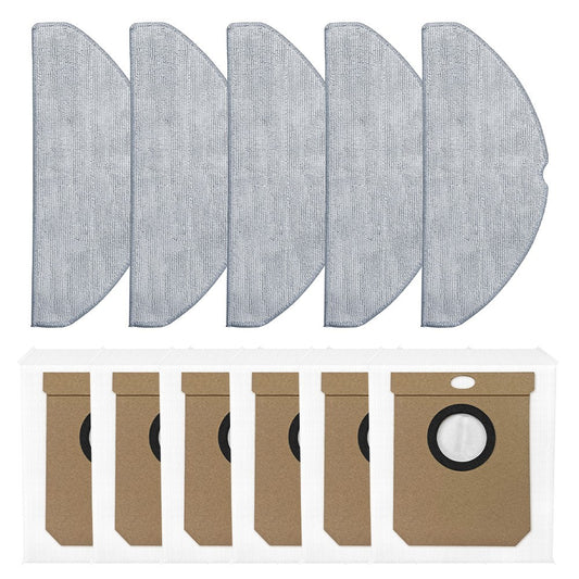 ya 25 Quality Mop Cloths and Dust Bags for Conga 8490 For Ultimate Ultra Vacuum