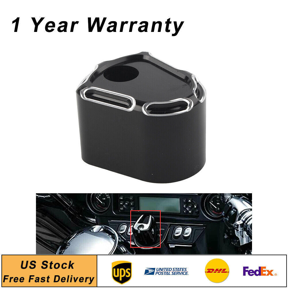 ya 2 6.29 CNC Front Ignition Switch Cover Fit for Harley Touring Street Road Glide 07-13 Motor