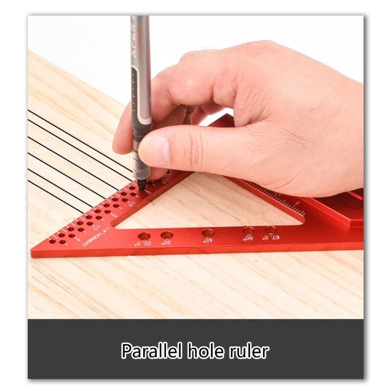 ya 14 Triangle Ruler Measuring Tool Woodworking Measuring Ruler