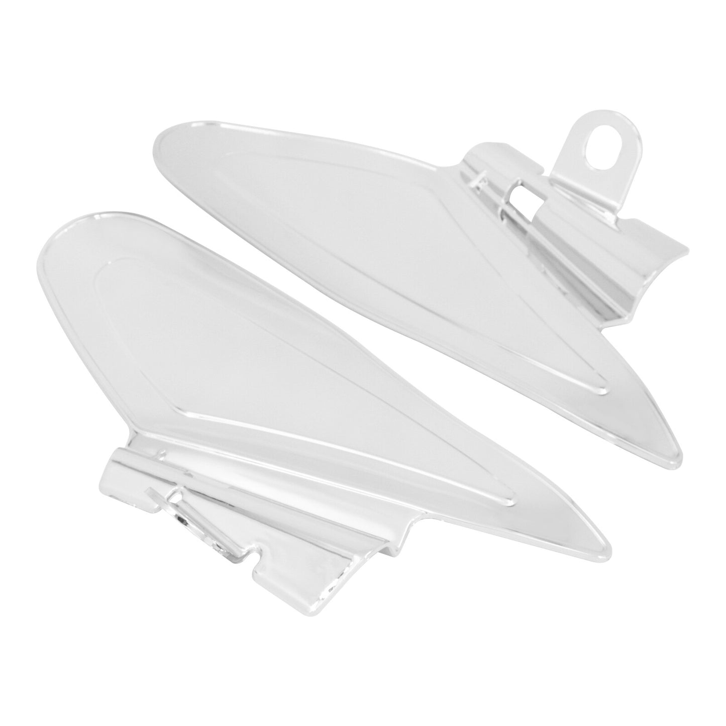 ya 5 8.7 Chrome Reflective Saddle Heat Shields Fits For Indian Chief Roadmaster 2014-2022