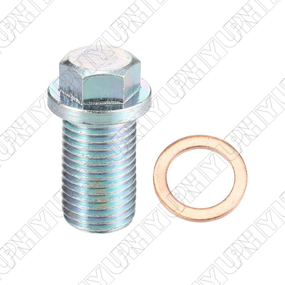 ya 9 6.5.3 Car Engine Oil Drain Plug with Gasket for Mercedes-Benz 1119970330 007603014106