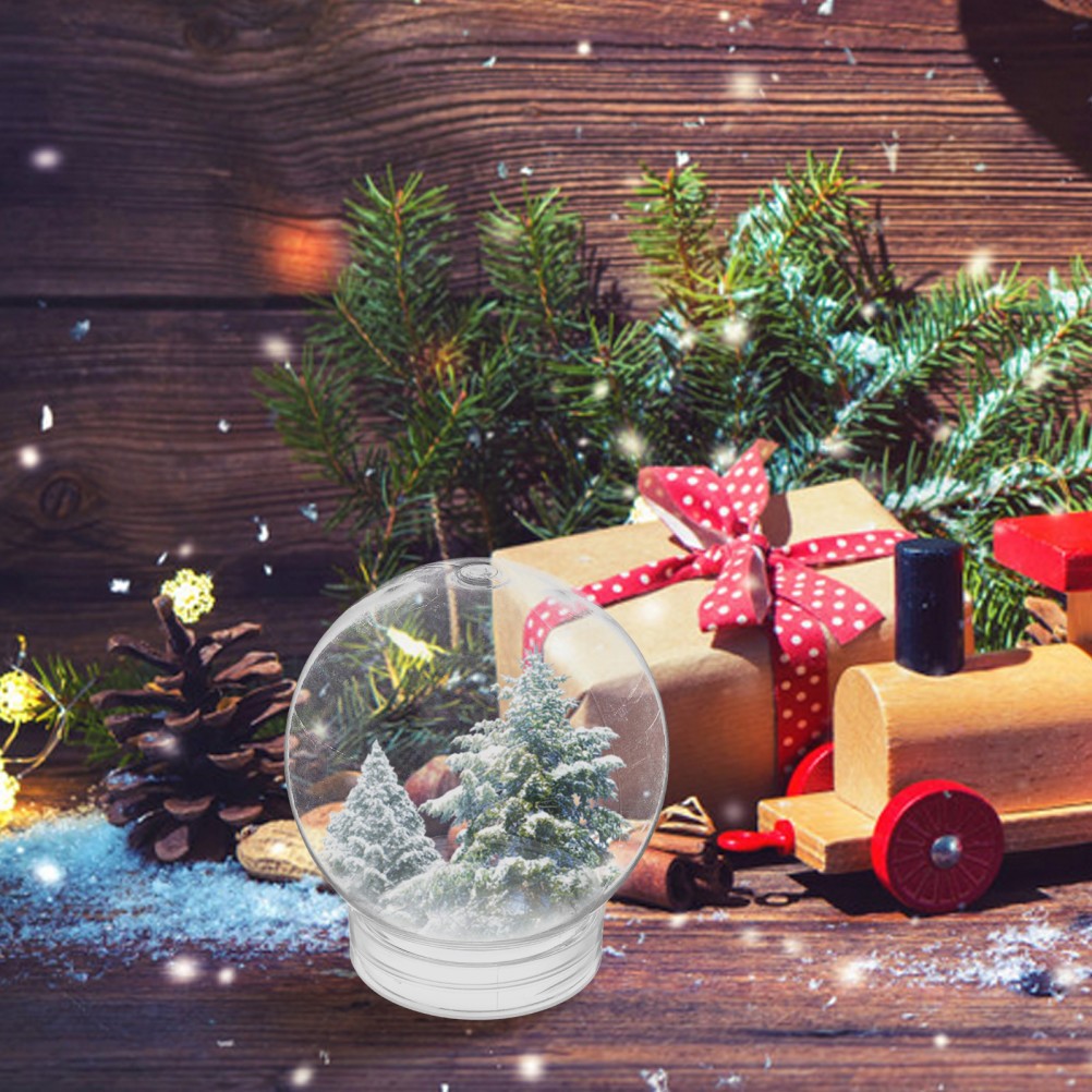 ya 25 20 Pcs DIY Holiday Decoration Clear Plastic Or ments for Crafting