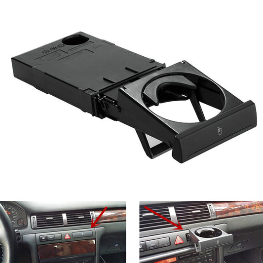 ya 4 6.21 Stretch Folding Stretch Cup Holder Stand Black for AUDI for A6 C5 98-05 for A4 1998-2002