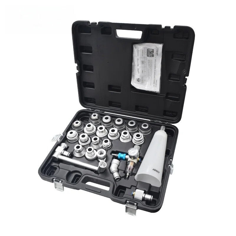 ya 26 Auto Repair Tools 24pcs Alu um Oil Filler Funnel Set Alloy Material