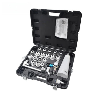 ya 26 Auto Repair Tools 24pcs Alu um Oil Filler Funnel Set Alloy Material