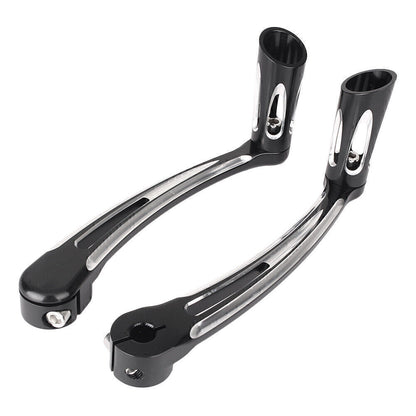 ya 5 8.7 2x Brake Pedal Lever Gear Shift Lever for Harley-Davidson FL Softail 2000-16