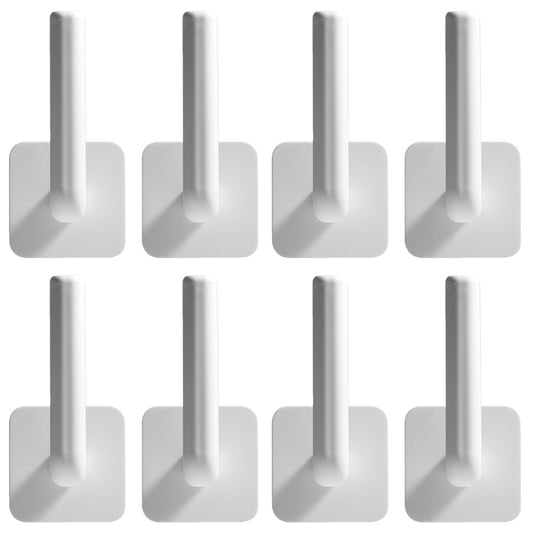 ya 2 7.16 8 Pcs Nail-free Hook Self Adhesive Self-adhesive Towel Hooks Sticky