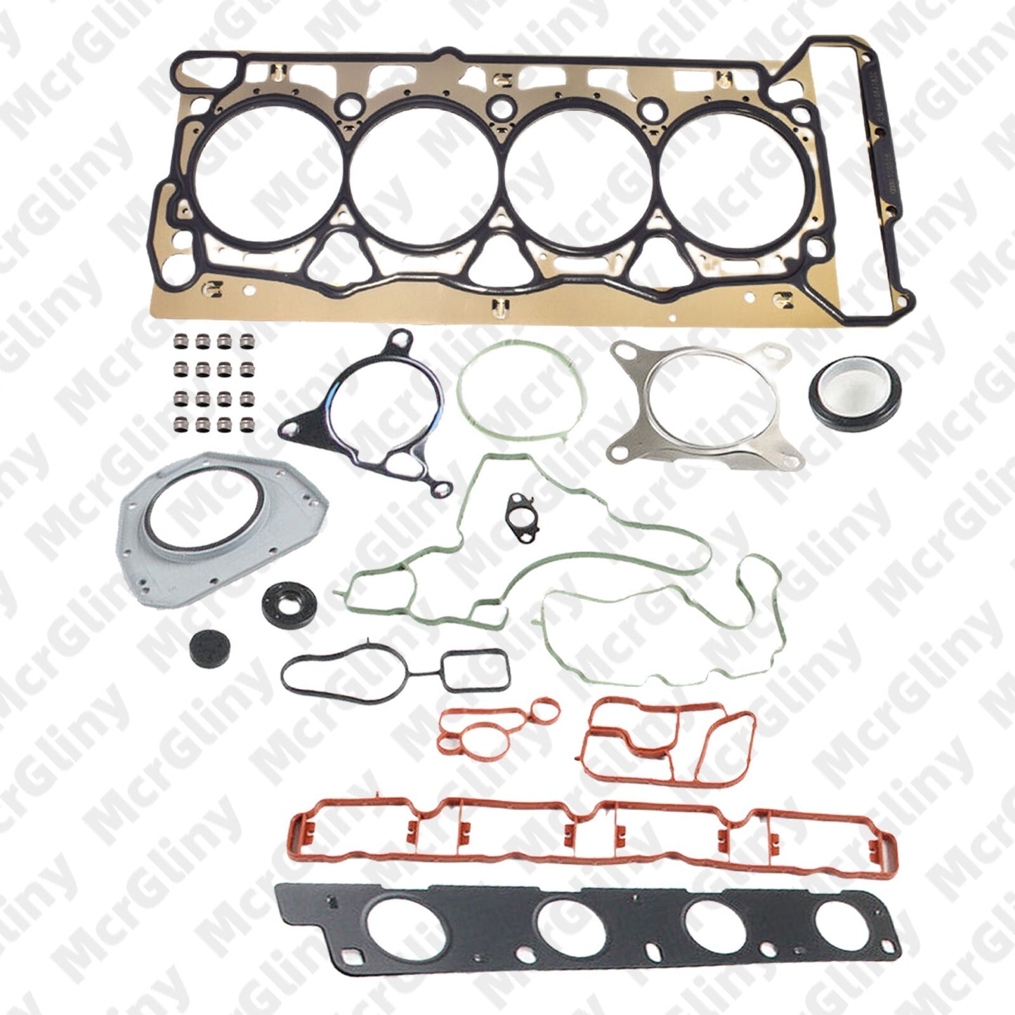 ya 5 8.7 Engine timing cover and gasket kit for Audi A4 A6 A8 Q3 TT for VW Eos CC for Golf for JETTA