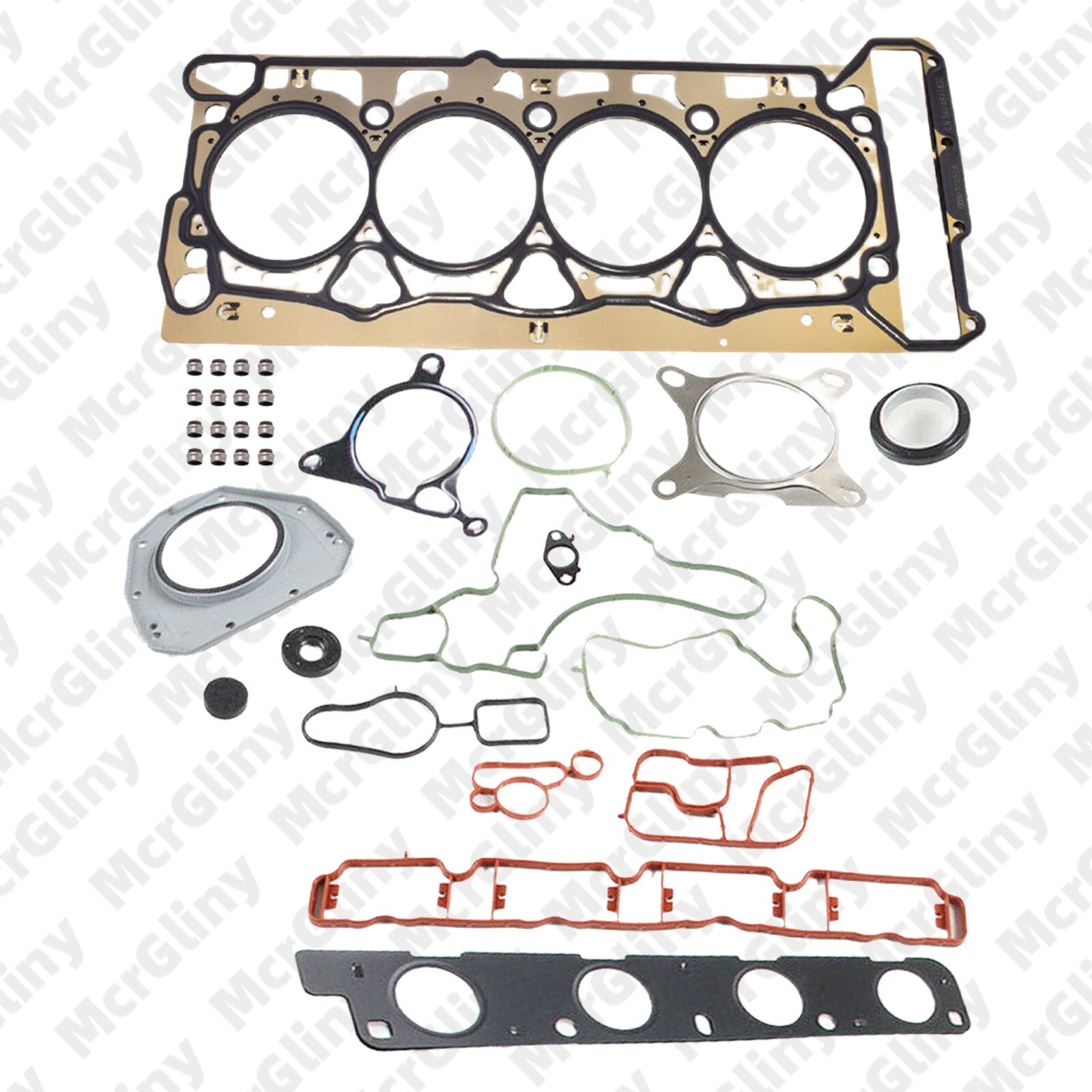 ya 5 8.7 Engine timing cover and gasket kit for Audi A4 A6 A8 Q3 TT for VW Eos CC for Golf for JETTA