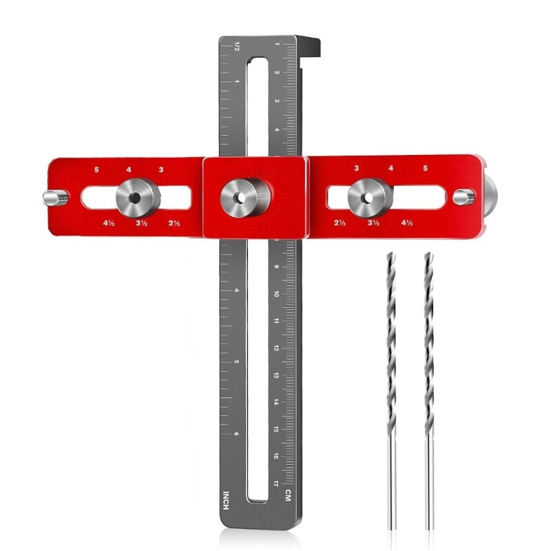 ya 17 Aluminum Drill Guide Sleeve Cabinet Hardware Jigs Drawer Pull Jigs Tool