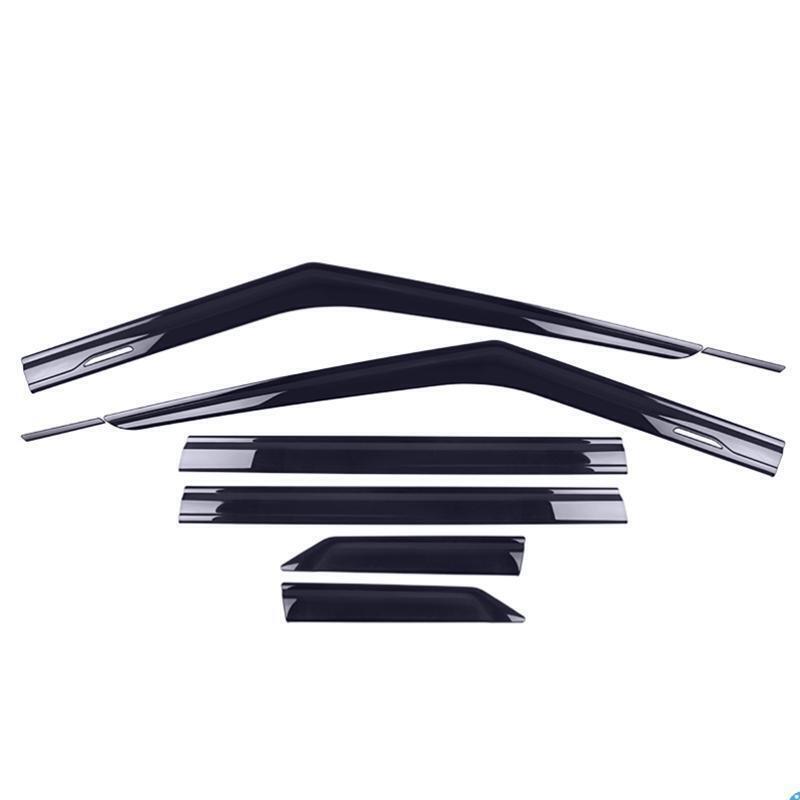ya 4 6.17 Suitable for Mitsubishi for Outlander 22+ Silver + Black Window Sun Visor Vent Sun Visor Rain Cover