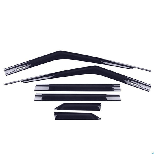 ya 4 6.17 Suitable for Mitsubishi for Outlander 22+ Silver + Black Window Sun Visor Vent Sun Visor Rain Cover