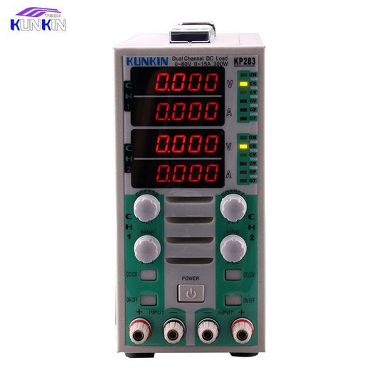 80V/30A/300W Dual channel Adjustable LCD DC Electronic load instrument KP283 B