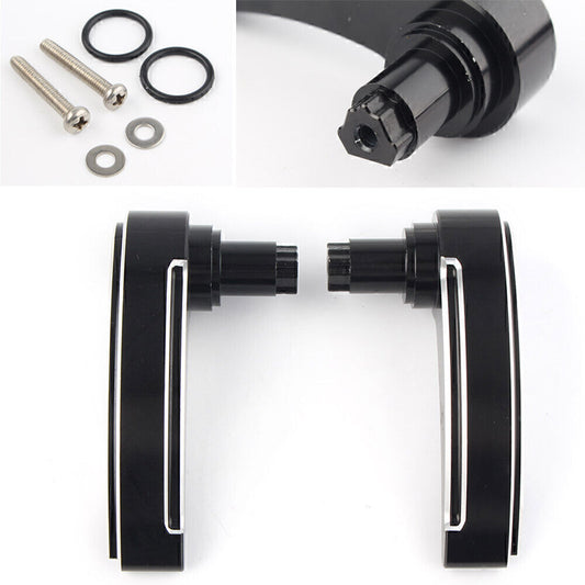 ya 12 5.21 Fit for Harley Touring Street Glide 2014-17 Black Saddlebag Lid Lifters Latch Lever