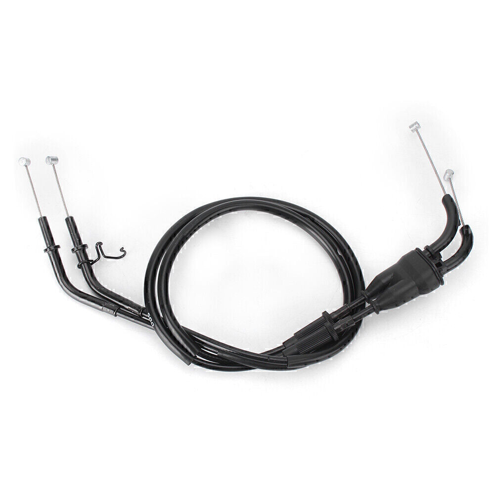 ya 5 8.7 2x Black Throttle Cable Accelerator Wire for Kawasaki ZX10R 2016-2017