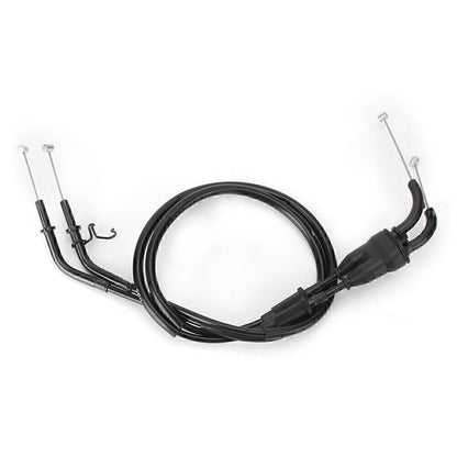 ya 5 8.7 2x Black Throttle Cable Accelerator Wire for Kawasaki ZX10R 2016-2017