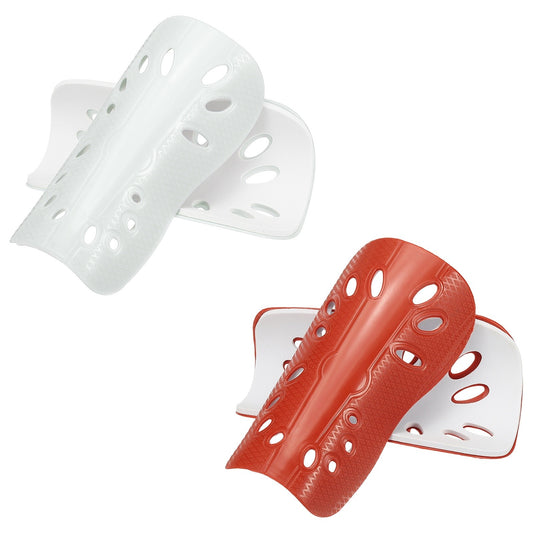 ya 2 7.14 Soccer Shin Guards Shin Pads Sleeve for Football L & 2 Pack & Red/White