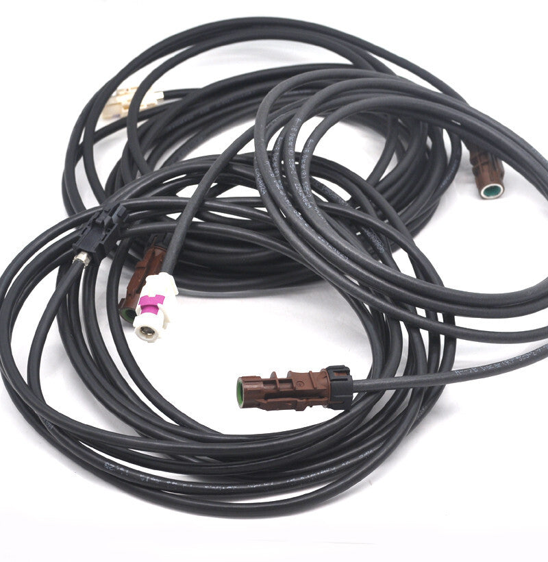 ya 5 8.7 4x SURROUND Side Front Rear CAMERA CONNECT cable for Mercedes W205 W222 W213 GLC