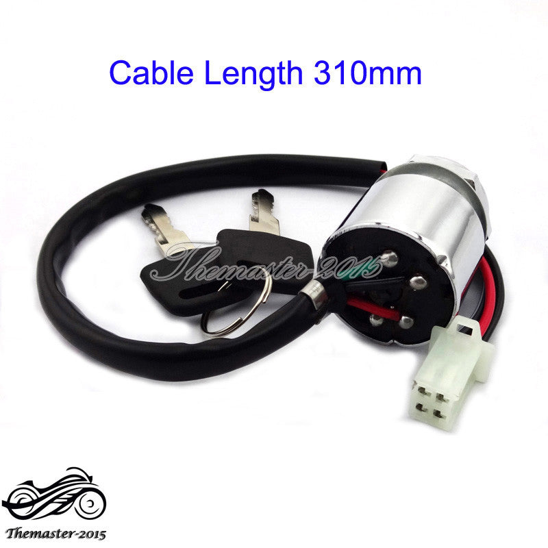 ya 8 5.27.2 4 Wire Ignition Key Switch For ATV Quad Go Kart Taotao Kazuma Roketa Dirt Bike