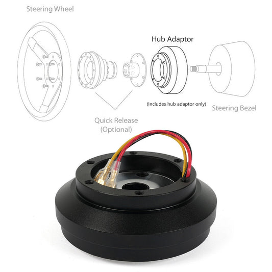ya 8 5.27 Steering wheel short hub adapter kit 6 holes for 79-04 for Ford for Mustang 174H