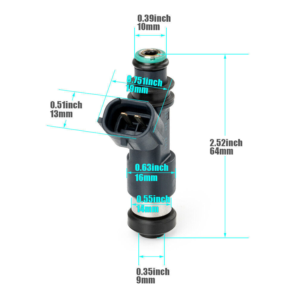 ya 5 8.7 1X 3089893 Fuel Injector for Polaris Sportsman EFI 06-2013 Ranger 500 EFI NEW