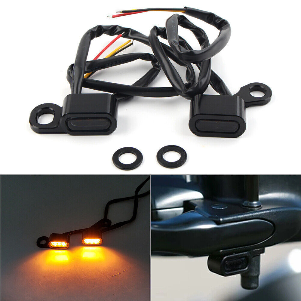 ya 5 6.16.2 Front Turn Signal Light for Mini Light for Harley Dyna models 1999-2017 Sportsters